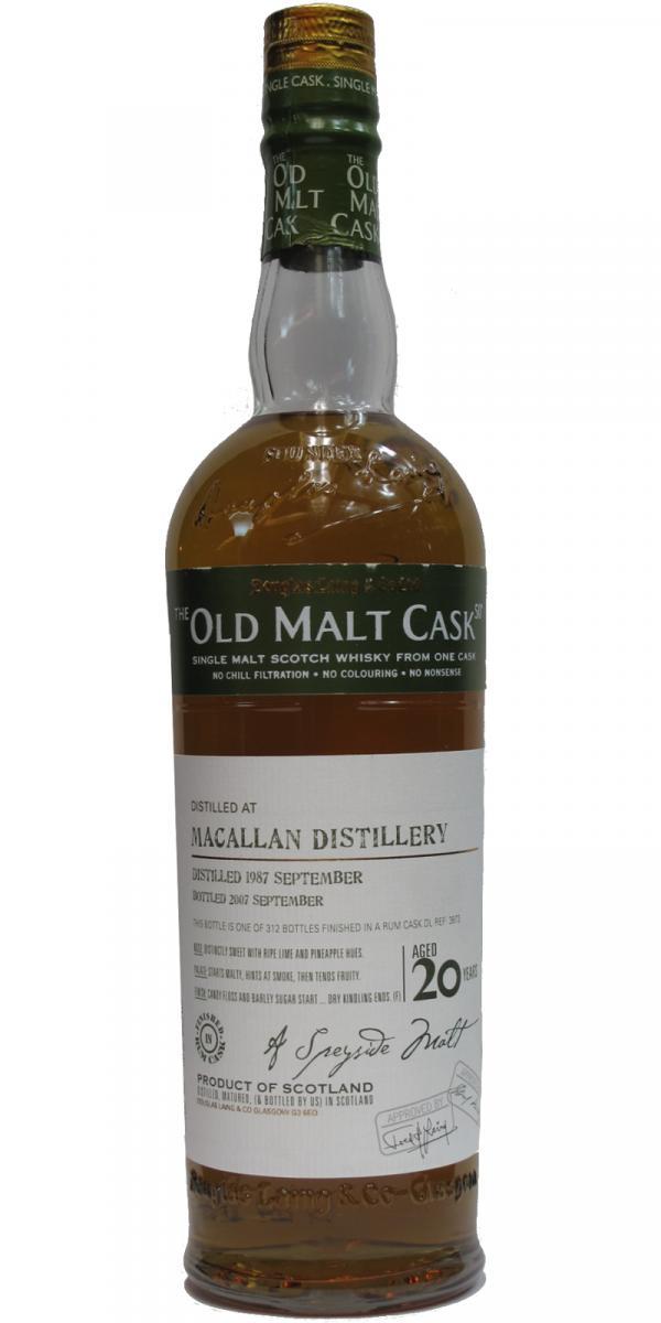 Macallan 1987 DL  The Old Malt Cask