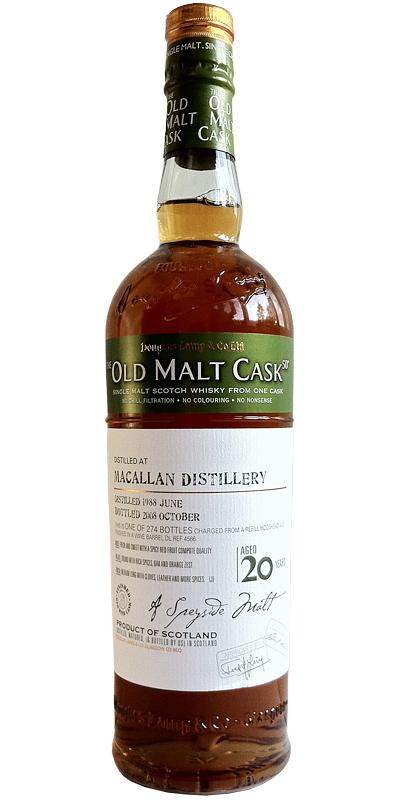 Macallan 1988 DL  The Old Malt Cask