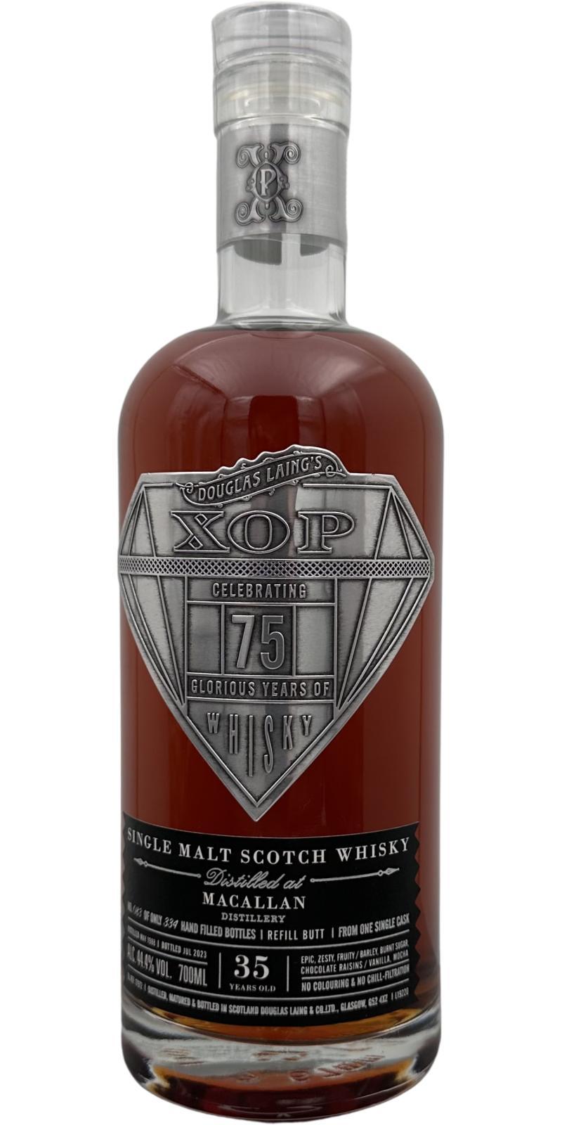 Macallan 1988 DL  XOP - Celebrating 75 Glorious Years of Whisky