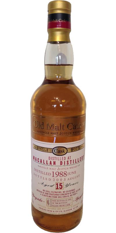 Macallan 1988 DL  The Old Malt Cask