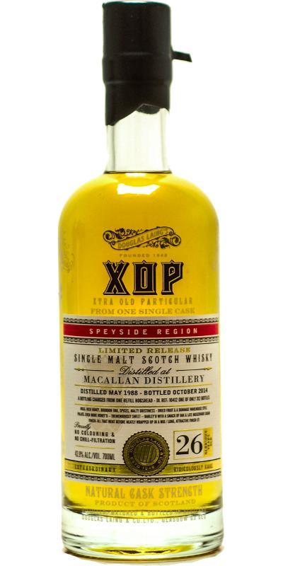 Macallan 1988 DL  XOP