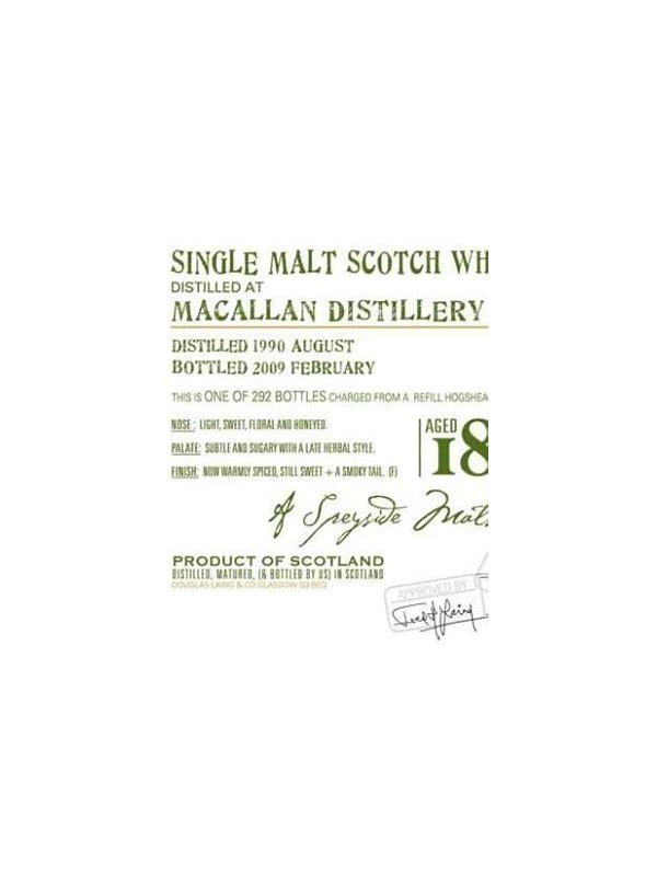 Macallan 1990 DL  The Old Malt Cask