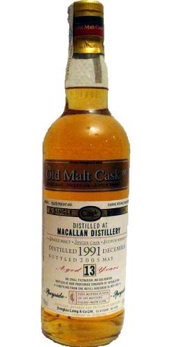 Macallan 1991 DL  The Old Malt Cask