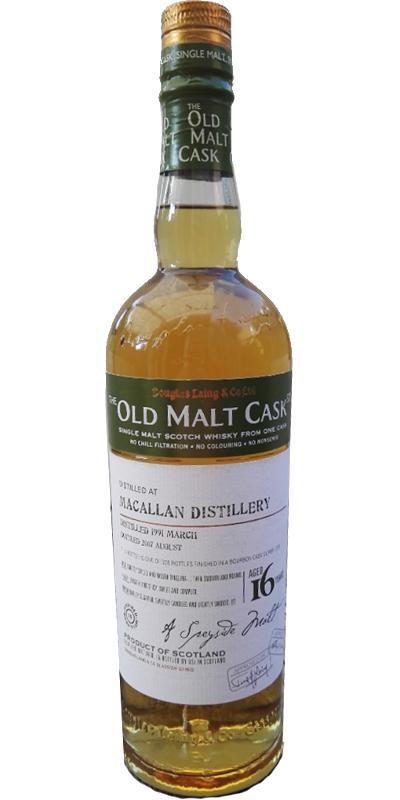 Macallan 1991 DL  The Old Malt Cask