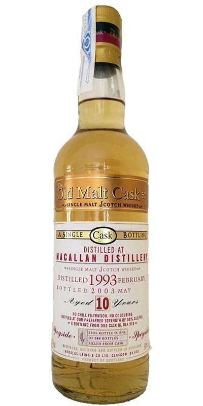 Macallan 1993 DL  The Old Malt Cask