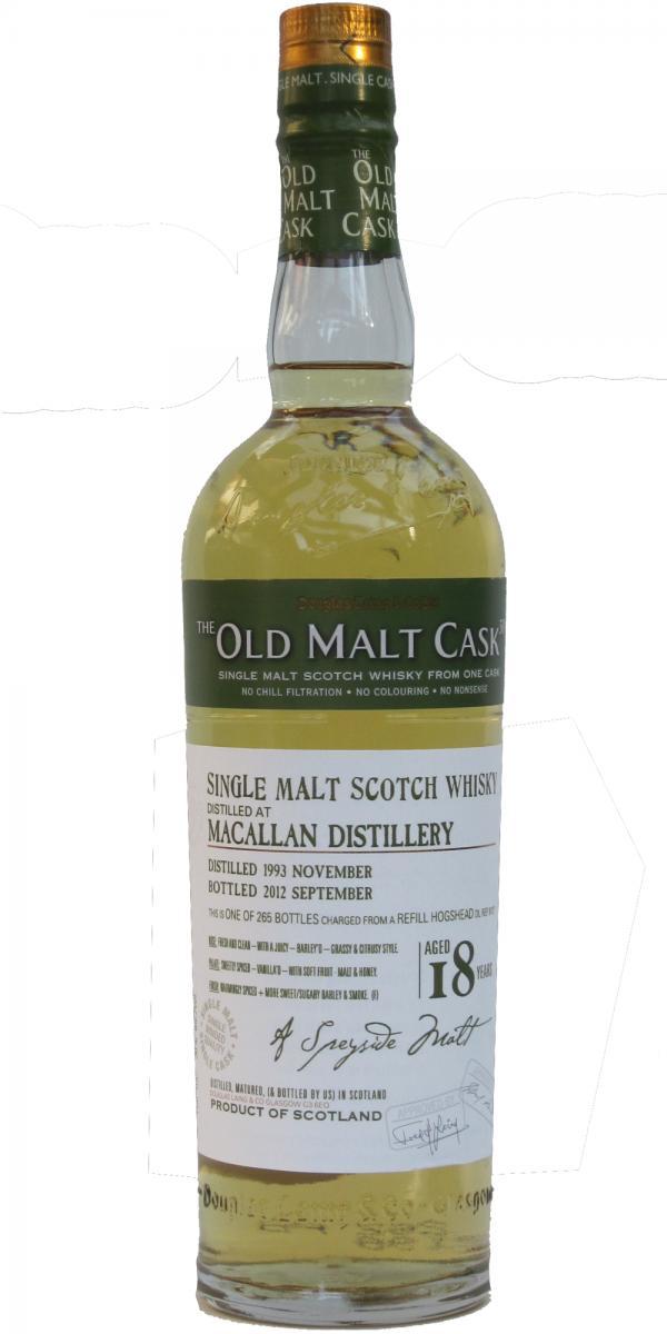 Macallan 1993 DL  The Old Malt Cask