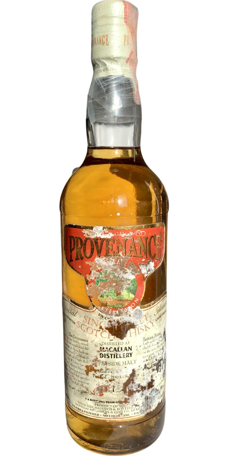 Macallan 1990 McG  McGibbon's Provenance