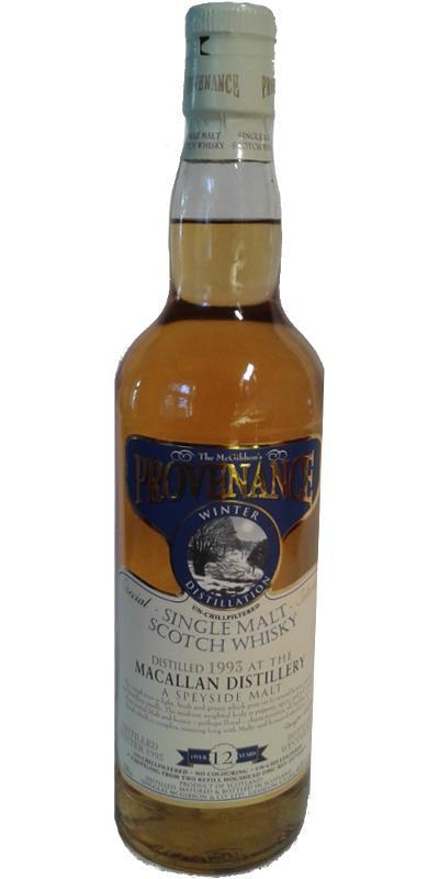 Macallan 1993 McG  McGibbon's Provenance