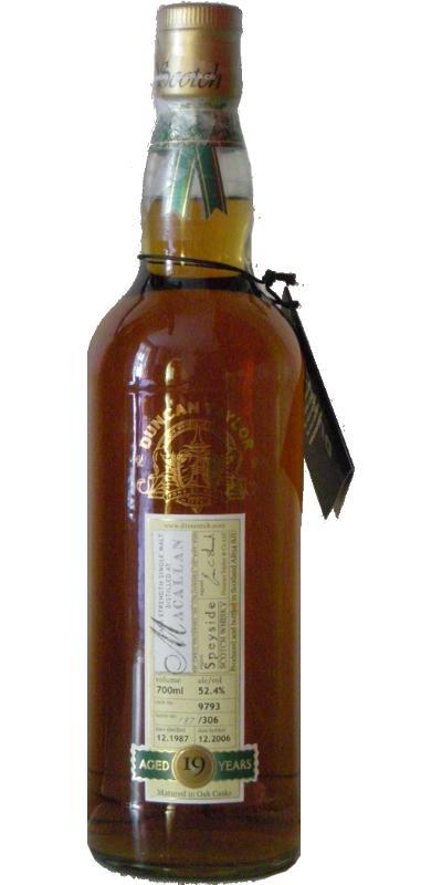 Macallan 1987 DT  Rare Auld