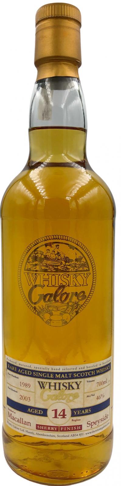 Macallan 1989 DT  Whisky Galore