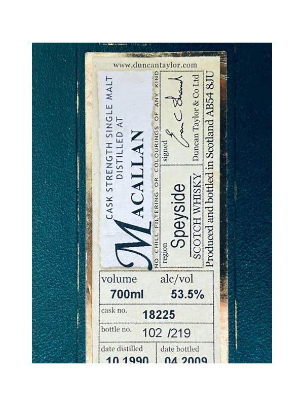 Macallan 1990 DT  Accolade