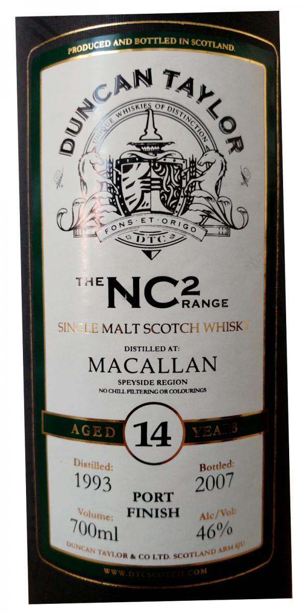 Macallan 1993 DT  NC² Range