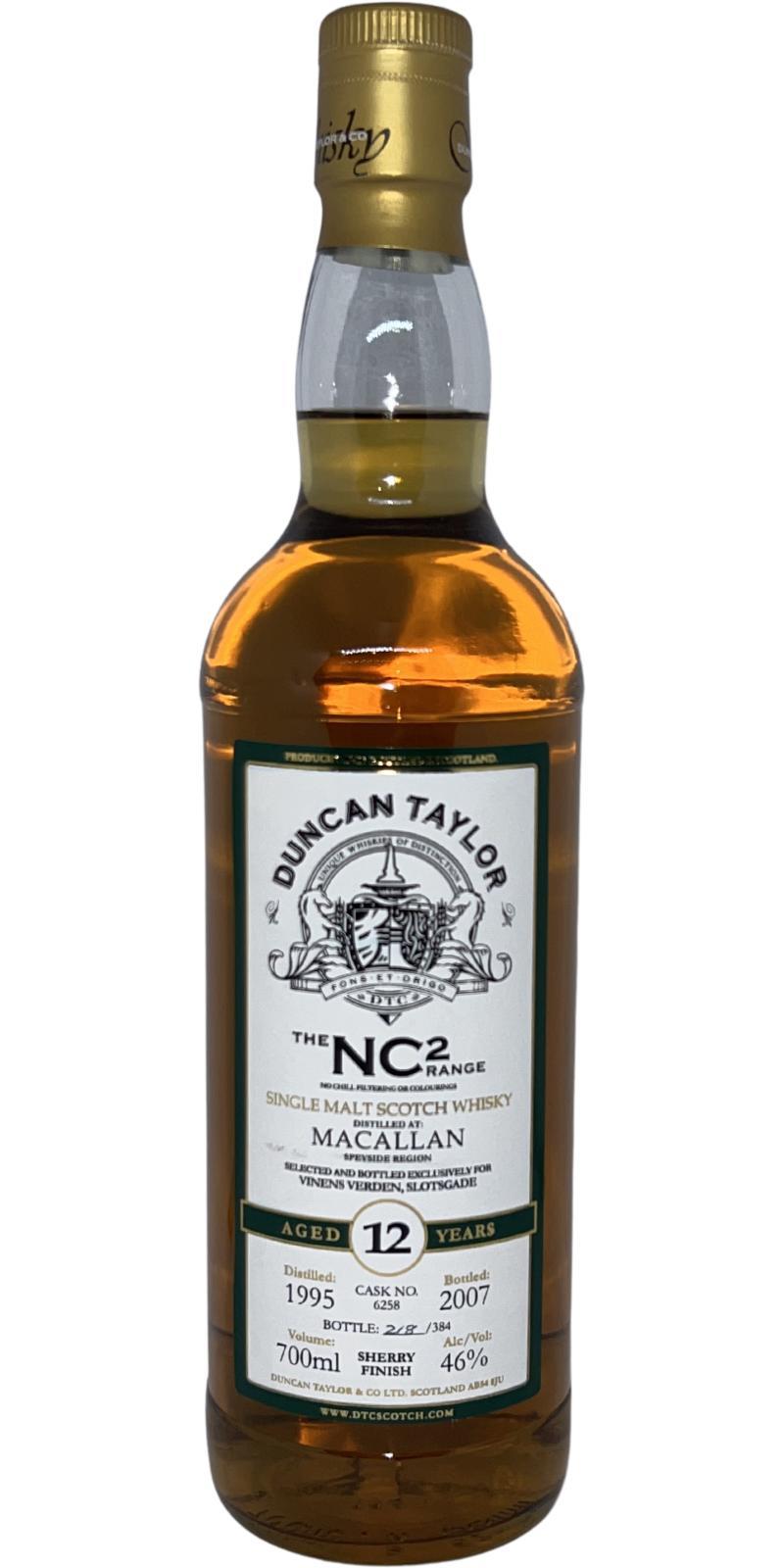 Macallan 1995 DT  NC² Range