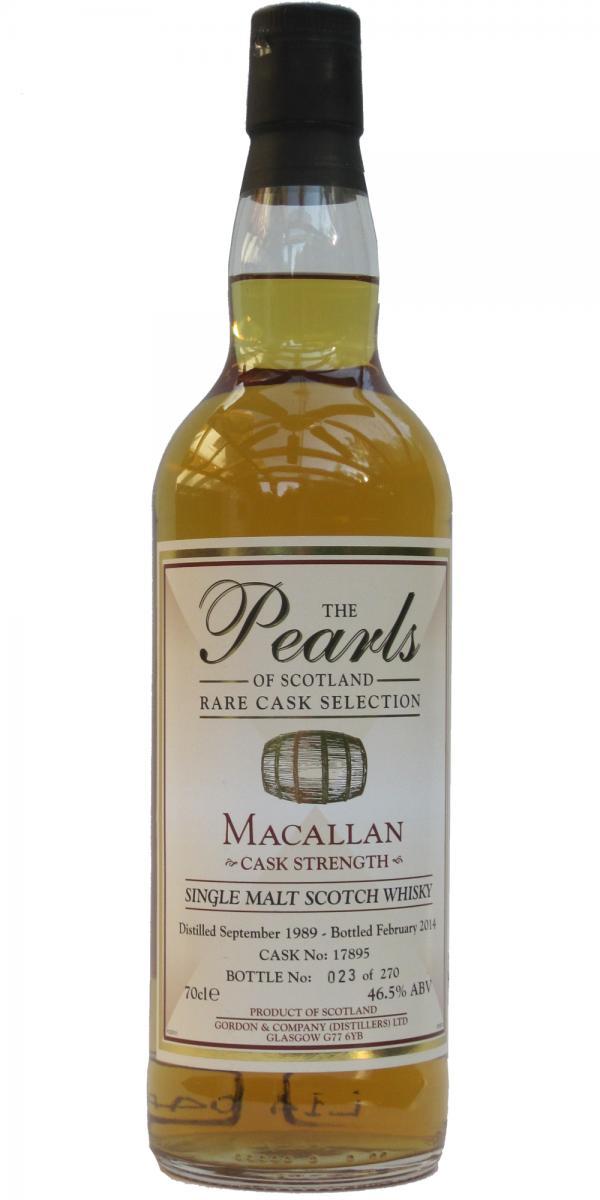 Macallan 1989 G&C  The Pearls of Scotland