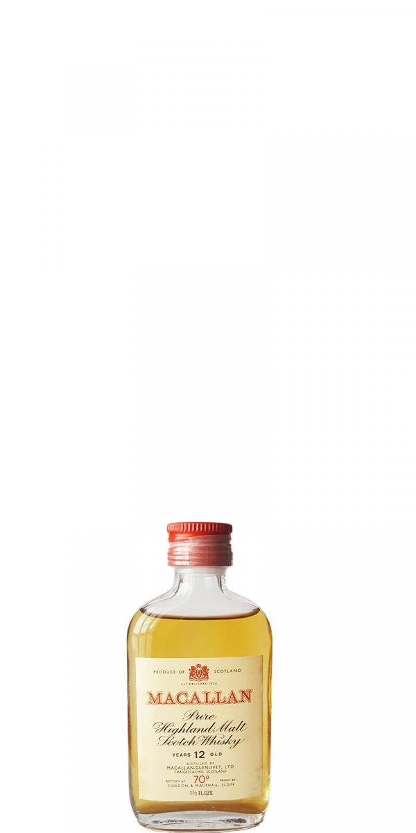 Macallan 12-year-old GM  Pure Highland Malt Scotch Whisky - Miniature