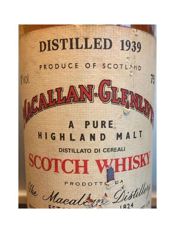 Macallan 1939 GM  70° Proof