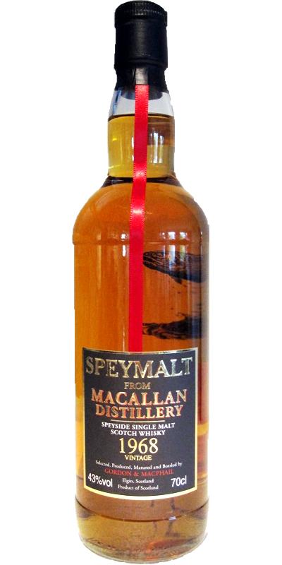 Macallan 1968 GM  Speymalt