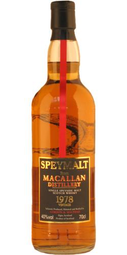 Macallan 1978 GM  Speymalt