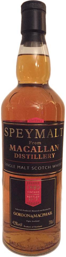 Macallan 1980 GM  Speymalt