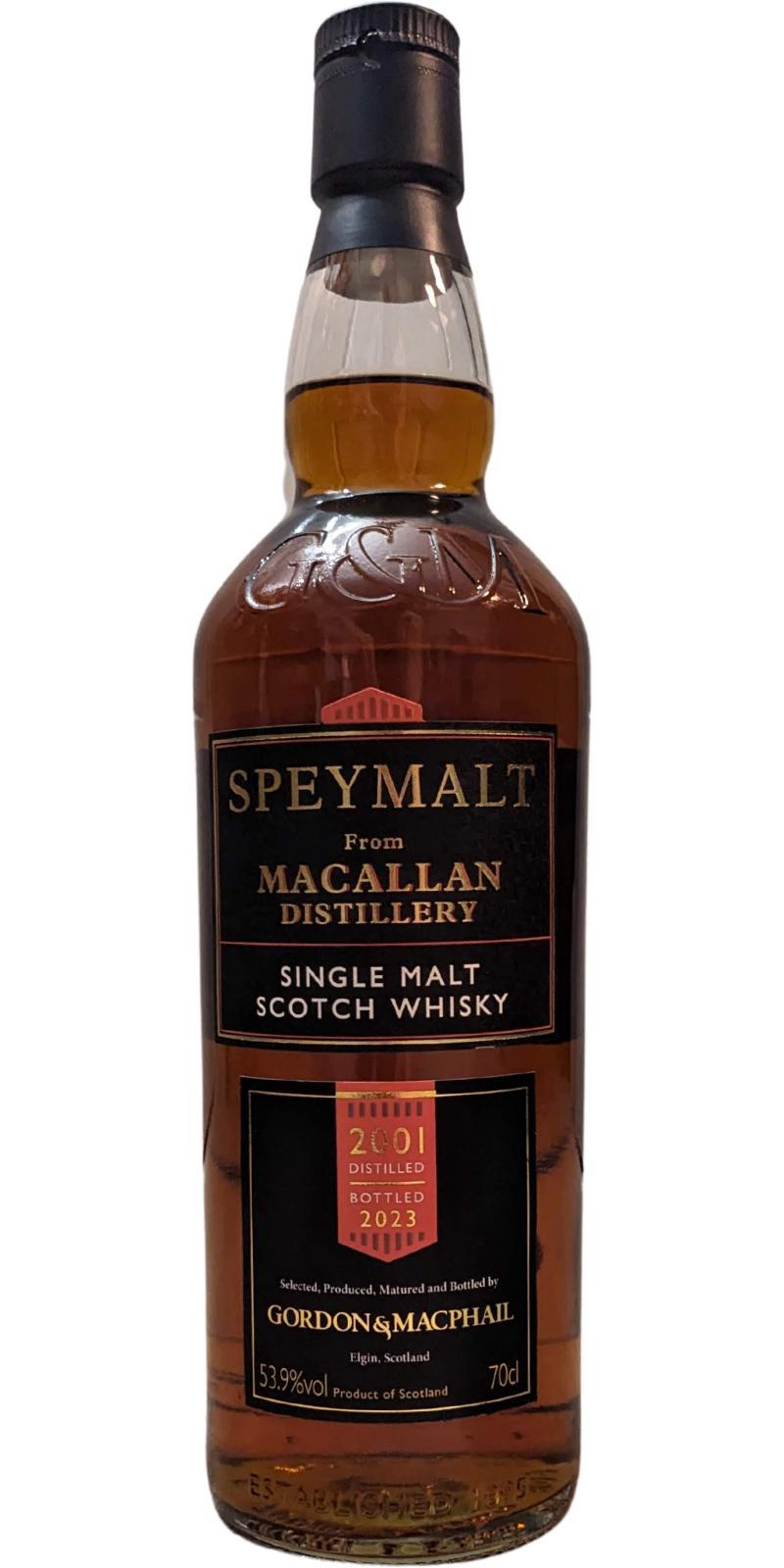 Macallan 2001 GM  Speymalt