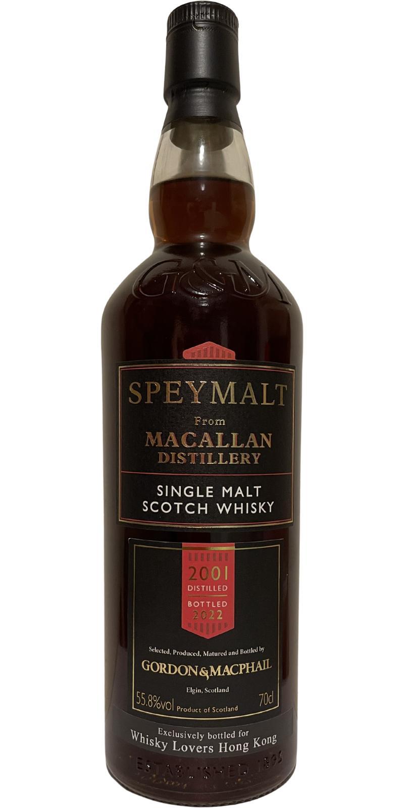 Macallan 2001 GM  Speymalt