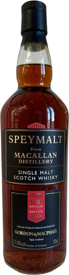Macallan 2003 GM  Speymalt