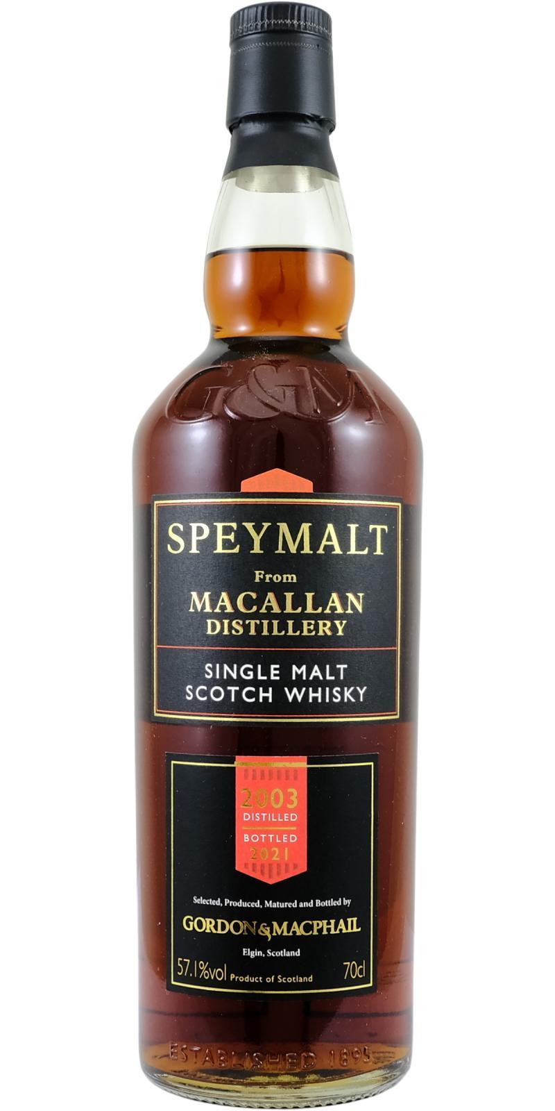 Macallan 2003 GM  Speymalt