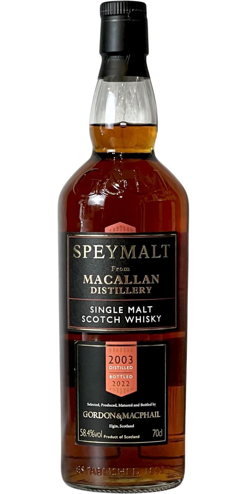 Macallan 2003 GM  Speymalt