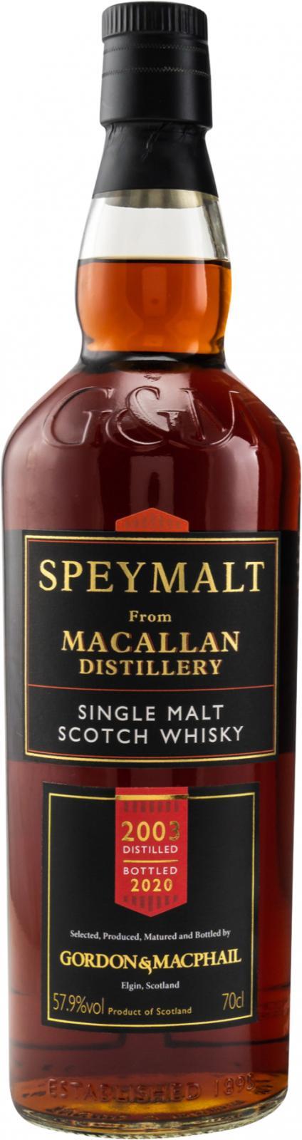 Macallan 2003 GM  Speymalt
