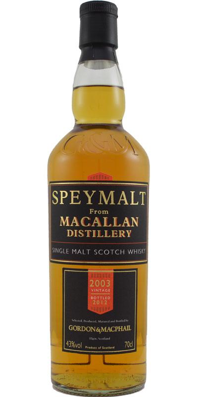 Macallan 2003 GM  Speymalt