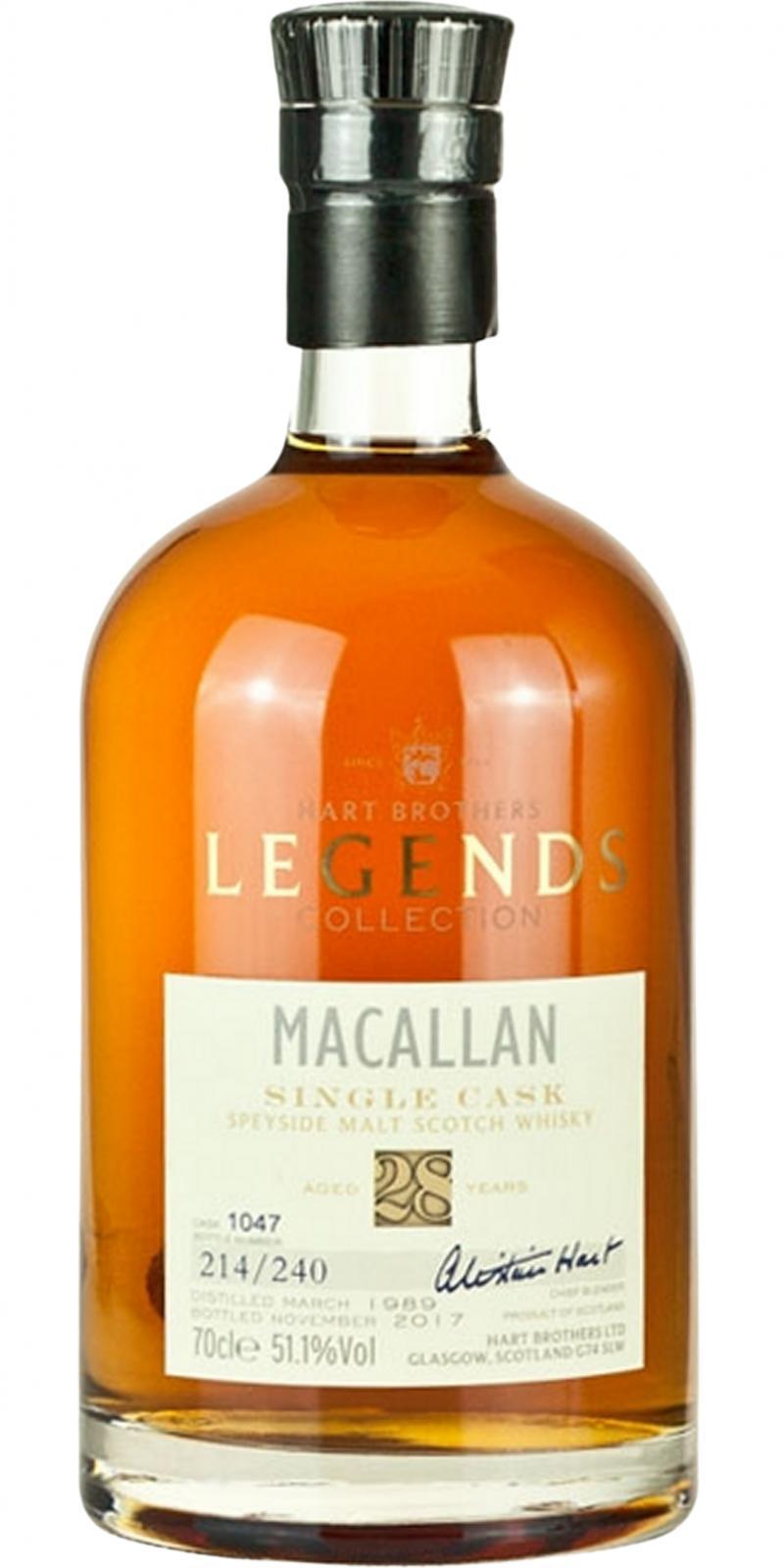 Macallan 1989 HB  Legends Collection
