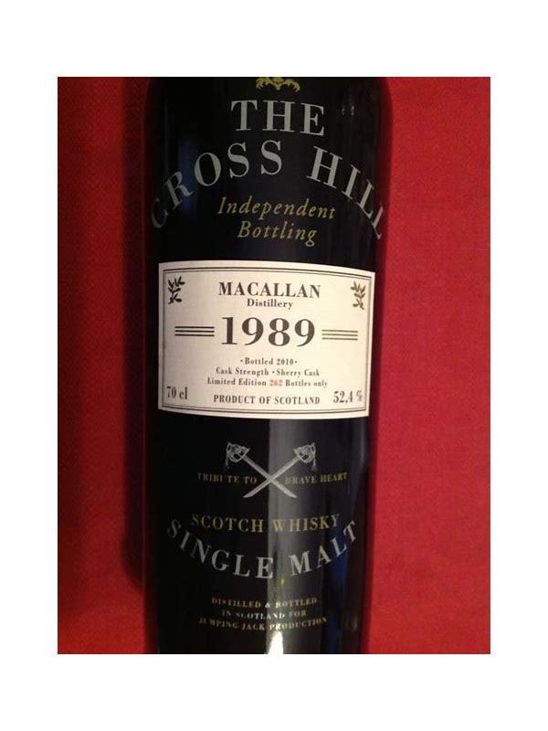 Macallan 1989 JW  The Cross Hill
