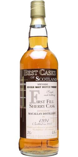 Macallan 1991 JB  Best Casks of Scotland