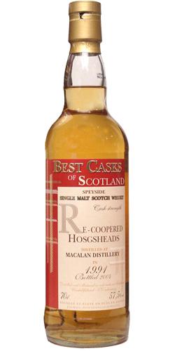 Macallan 1991 JB  Best Casks of Scotland