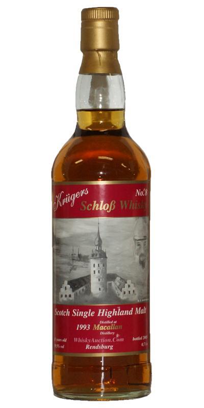 Macallan 1993 KW  Schloss Whisky No. 8