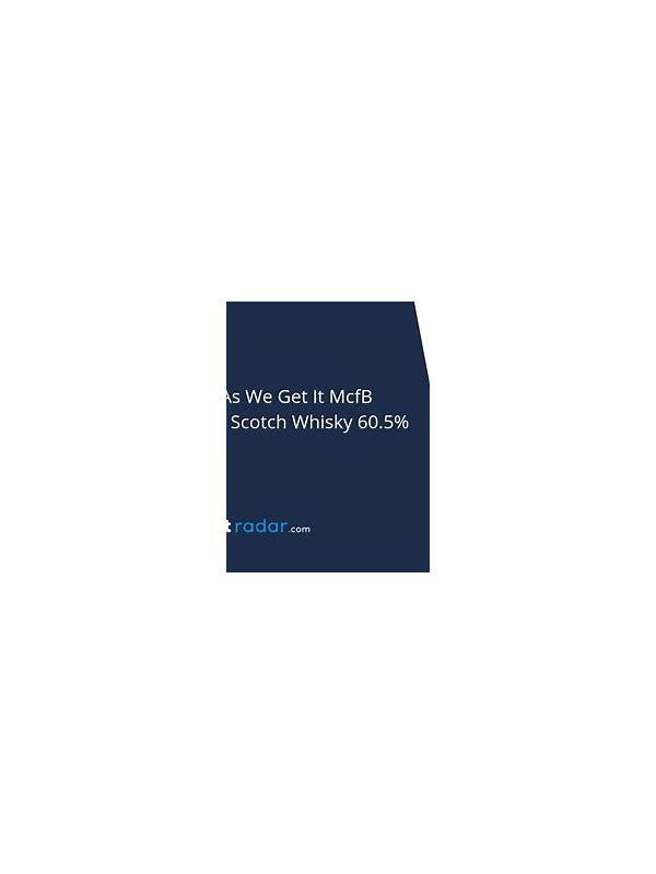 Macallan As We Get It McfB  Pure Malt Scotch Whisky