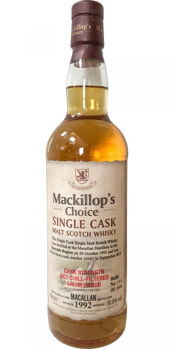 Macallan 1992 McC  Single Cask - Cask Strength