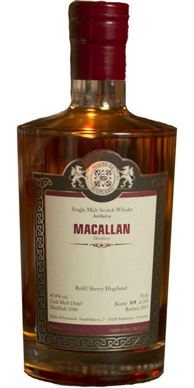 Macallan 1989 MoS