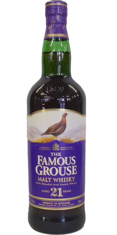 The Famous Grouse 21-year-old  Malt Whisky