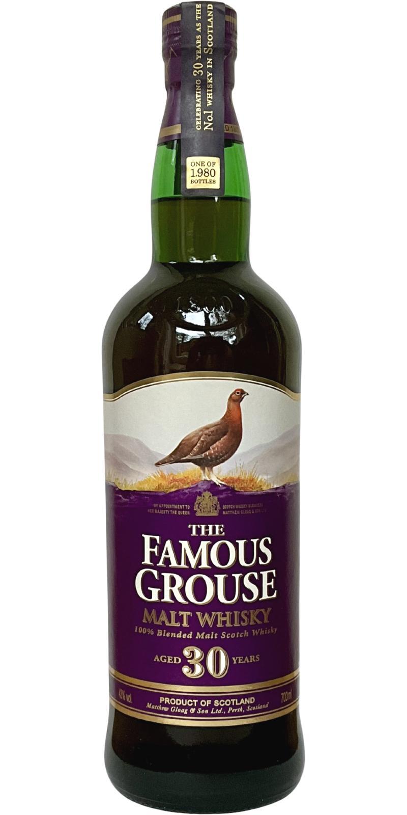 The Famous Grouse 30-year-old  Malt Whisky - Limited Edition