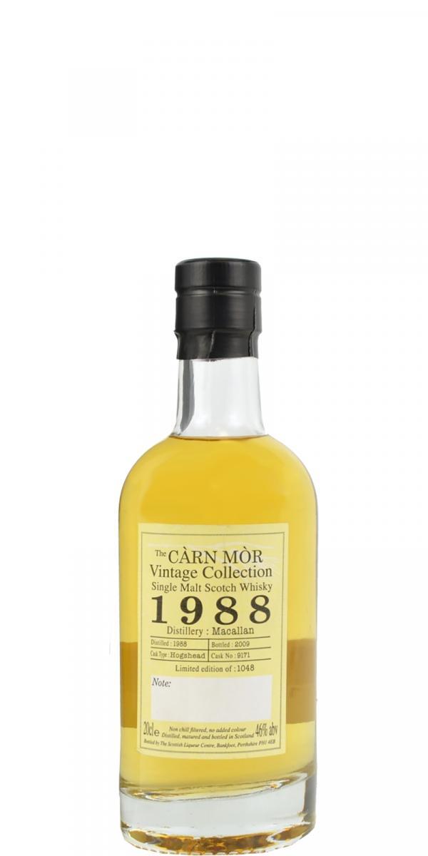 Macallan 1988 MMcK  Càrn Mòr Strictly Single Cask