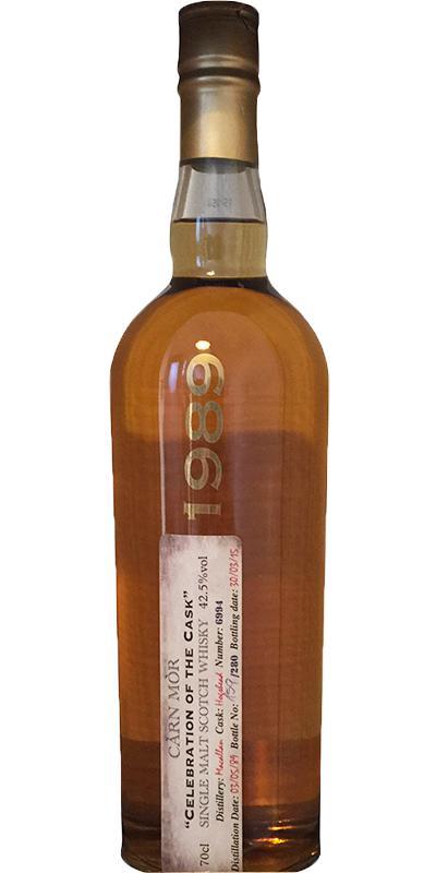 Macallan 1989 MMcK  Càrn Mòr Celebration of the Cask