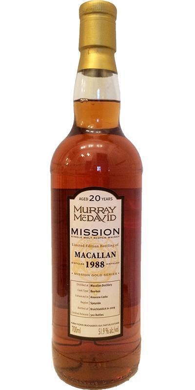 Macallan 1988 MM  Mission Gold