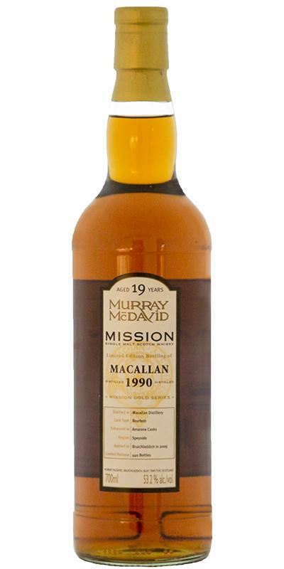 Macallan 1990 MM  Mission Gold