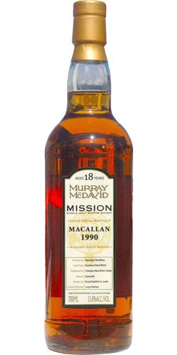 Macallan 1990 MM  Mission Gold