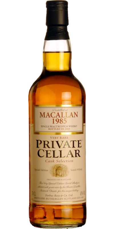 Macallan 1985 PC  Cask Selection