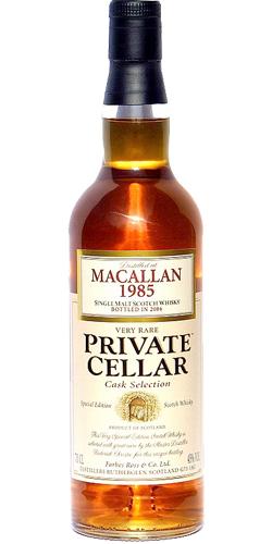 Macallan 1985 PC  Cask Selection