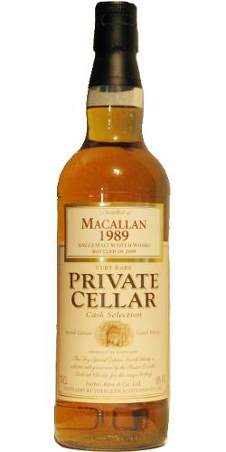 Macallan 1987 PC  Cask Selection