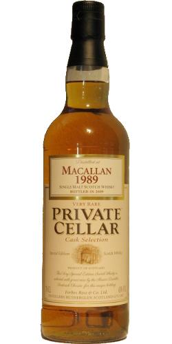 Macallan 1989 PC  Cask Selection