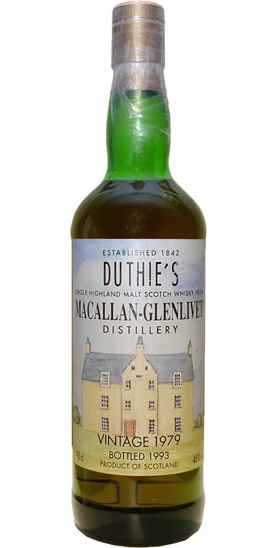Macallan 1979 RWD  Duthie's